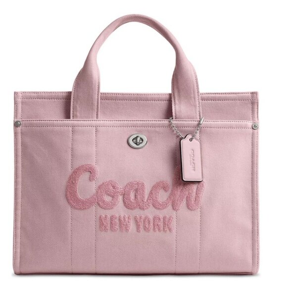 COACH Cargo canvas large tote - Ballerina / Pink (No long strap) - Picture 1 of 13